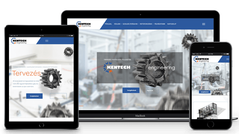 Mérnöki szolgáltatások wordpress weboldal – Kentech engineering